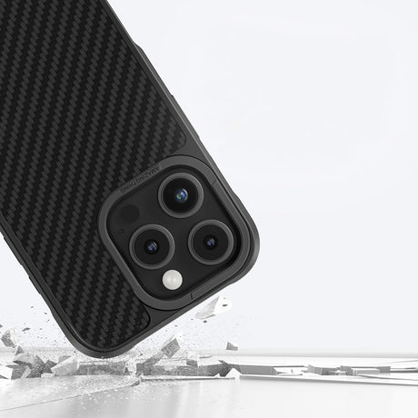 Apple iPhone 16 Pro Kılıf M-safe Şarj Özellikli 1500D Aramid Fiber Amazingthing Titan Max Serisi Kapak