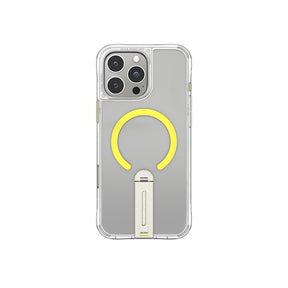Apple iPhone 16 Pro Kılıf M-safe Şarj Özellikli 360 Derece Dönebilen Standlı Skinarma Helix Kapak