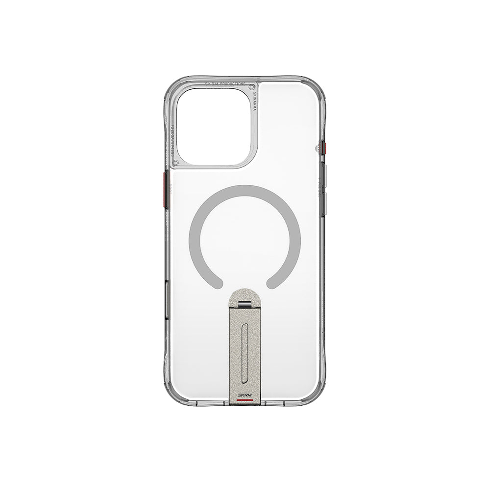 Apple iPhone 16 Pro Kılıf M-safe Şarj Özellikli 360 Derece Dönebilen Standlı Skinarma Helix Kapak