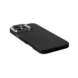 Apple iPhone 16 Pro Kılıf M-safe Şarj Özellikli 600D Metal Kamera Çerçeveli Raptic Aramid Fiber Croxx Mondrian Serisi Kapak