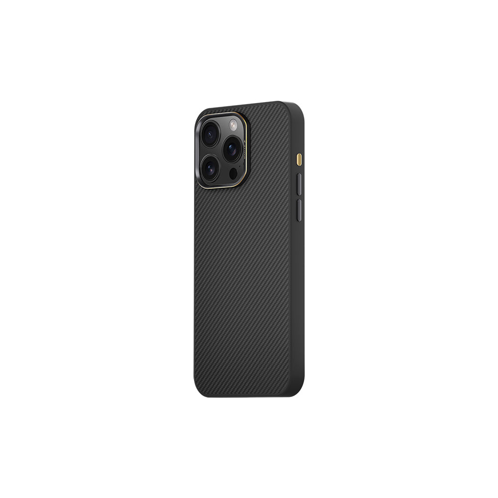 Apple iPhone 16 Pro Kılıf M-safe Şarj Özellikli 600D Metal Kamera Çerçeveli Raptic Aramid Fiber Serisi Kapak
