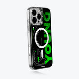 Apple iPhone 16 Pro Kılıf M-safe Şarj Özellikli Airbagli Çift Katmanlı Youngkit Future Streamer Serisi Kapak