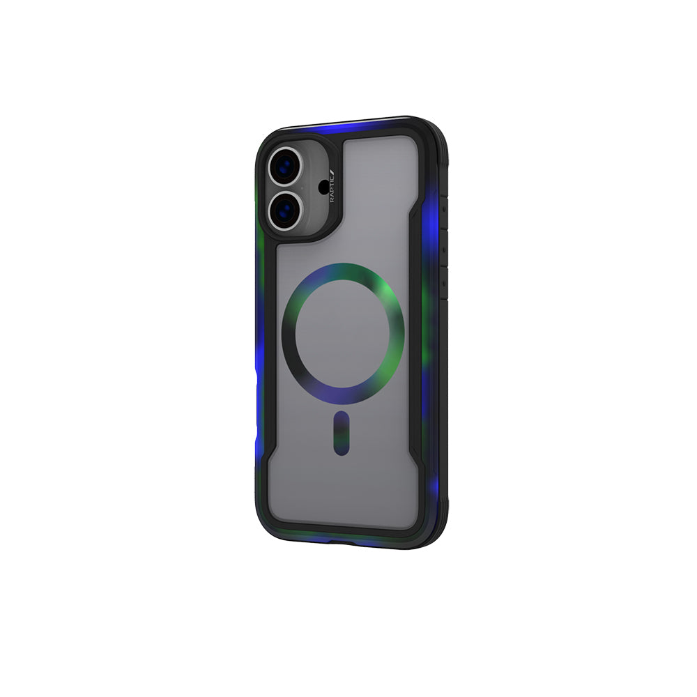 Apple iPhone 16 Pro Kılıf M-safe Şarj Özellikli Airbagli Raptic Shield 2.0 Serisi Şeffaf Arka Yüzey Kapak