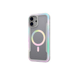 Apple iPhone 16 Pro Kılıf M-safe Şarj Özellikli Airbagli Raptic Shield 2.0 Serisi Şeffaf Arka Yüzey Kapak