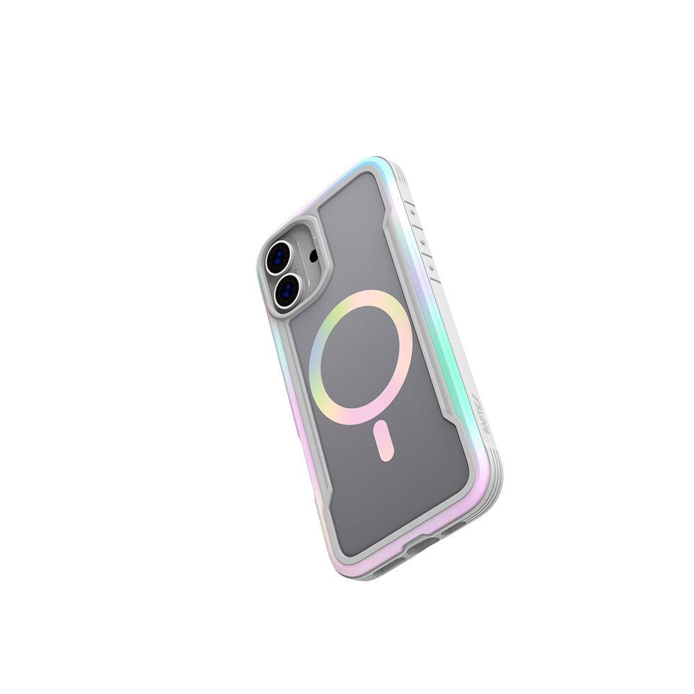 Apple iPhone 16 Pro Kılıf M-safe Şarj Özellikli Airbagli Raptic Shield 2.0 Serisi Şeffaf Arka Yüzey Kapak