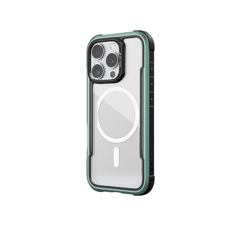 Apple iPhone 16 Pro Kılıf M-safe Şarj Özellikli Airbagli Raptic Shield Serisi Şeffaf Arka Yüzey Kapak