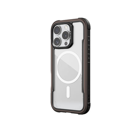 Apple iPhone 16 Pro Kılıf M-safe Şarj Özellikli Airbagli Raptic Shield Serisi Şeffaf Arka Yüzey Kapak