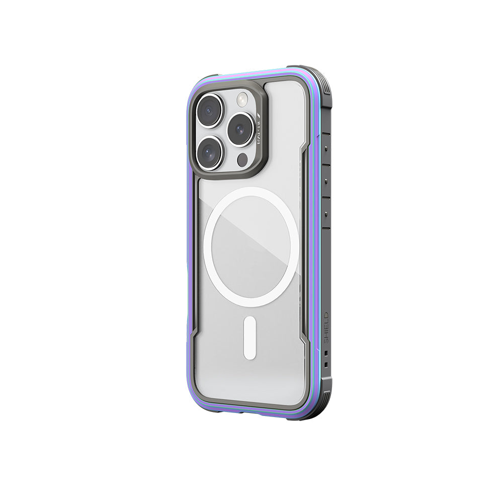Apple iPhone 16 Pro Kılıf M-safe Şarj Özellikli Airbagli Raptic Shield Serisi Şeffaf Arka Yüzey Kapak