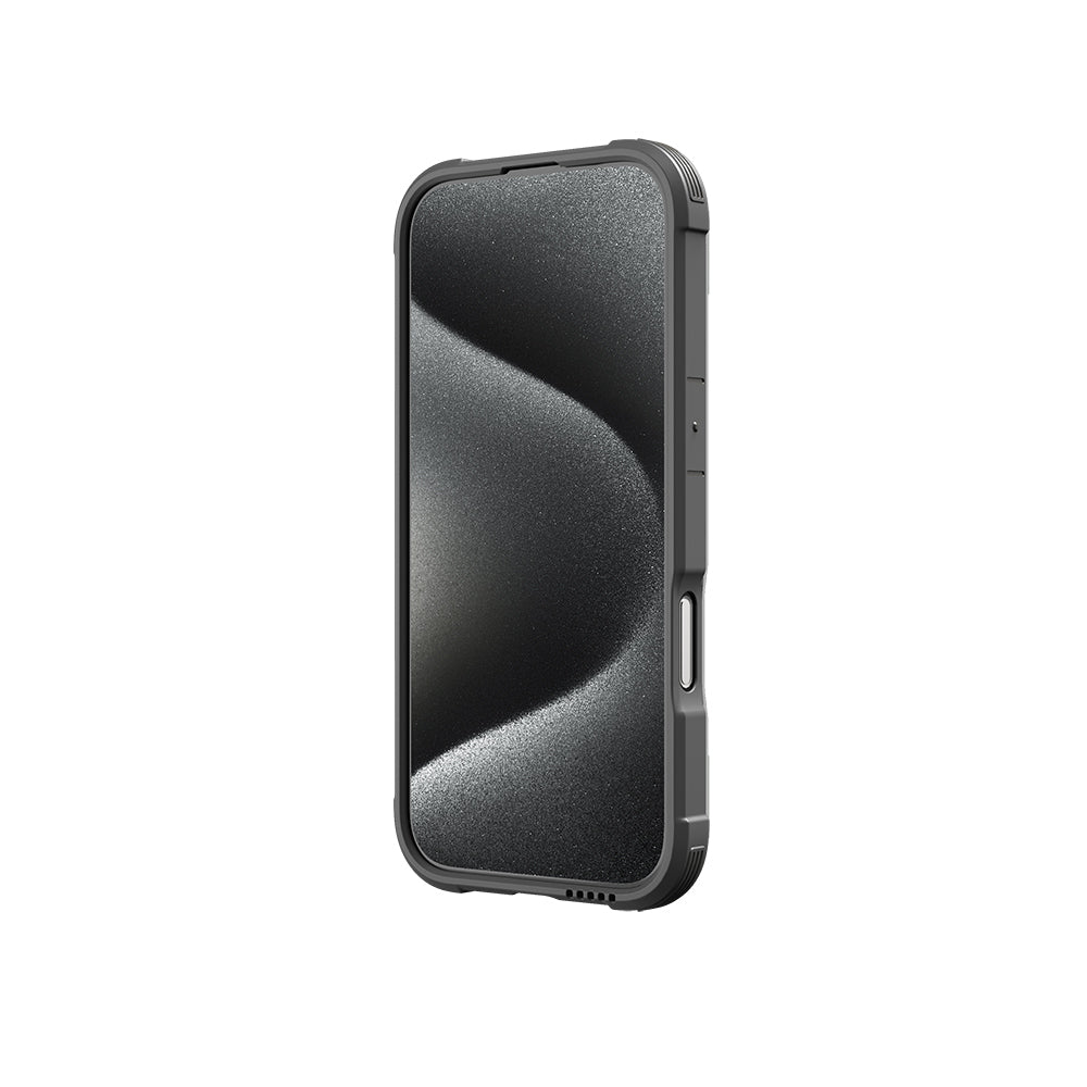 Apple iPhone 16 Pro Kılıf M-safe Şarj Özellikli Airbagli Raptic Shield Serisi Şeffaf Arka Yüzey Kapak