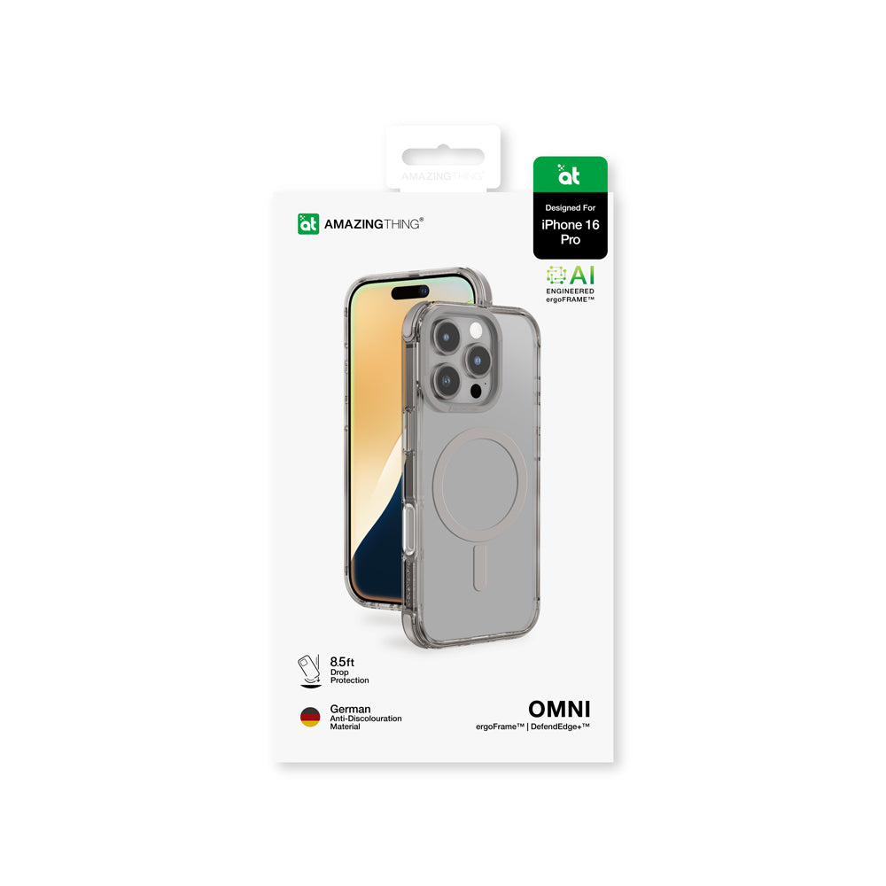Apple iPhone 16 Pro Kılıf M-safe Şarj Özellikli Amazingthing Omni Serisi Kapak