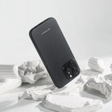 Apple iPhone 16 Pro Kılıf M-safe Şarj Özellikli Aramid Fiber Pitaka Military-Grade Classic Serisi Black-Grey Twill Kapak