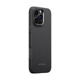 Apple iPhone 16 Pro Kılıf M-safe Şarj Özellikli Aramid Fiber Pitaka Military-Grade Classic Serisi Black-Grey Twill Kapak