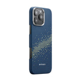 Apple iPhone 16 Pro Kılıf M-safe Şarj Özellikli Aramid Fiber Pitaka Tactile Woven Starpeak Serisi Milky Way Galaxy Kapak