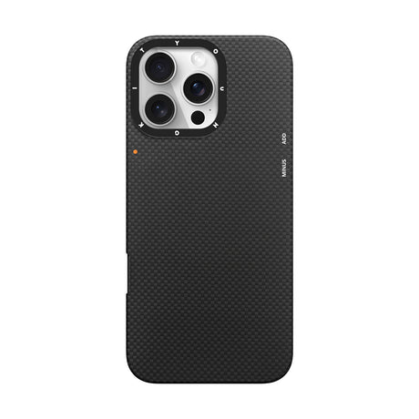 Apple iPhone 16 Pro Kılıf M-safe Şarj Özellikli Aramid Fiber Youngkit 1500D Kevlar Extreme Wing Serisi Kapak