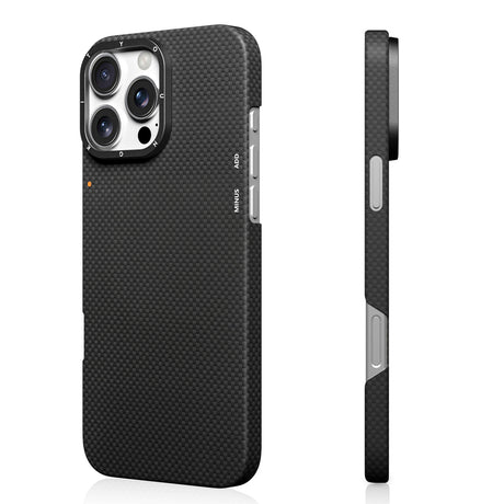 Apple iPhone 16 Pro Kılıf M-safe Şarj Özellikli Aramid Fiber Youngkit 1500D Kevlar Extreme Wing Serisi Kapak