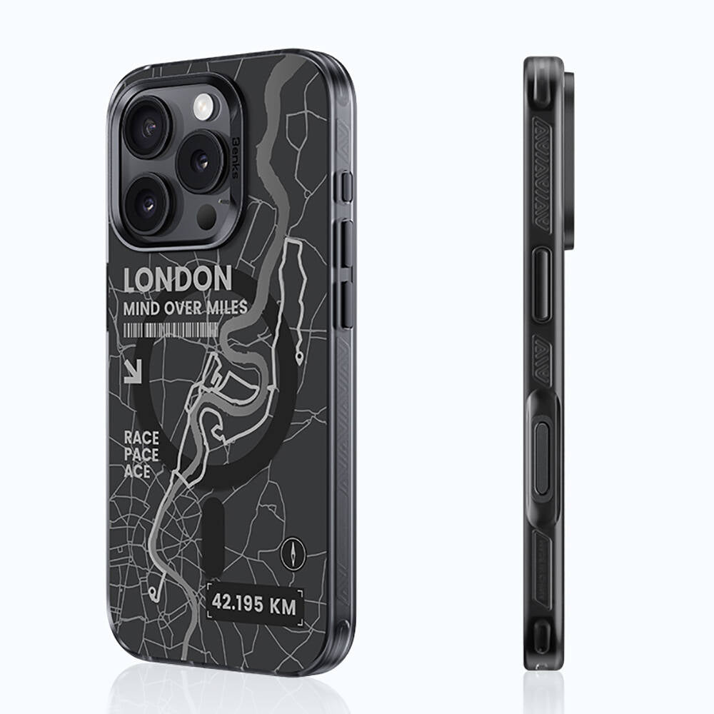 Apple iPhone 16 Pro Kılıf M-safe Şarj Özellikli Benks City Serisi Kapak