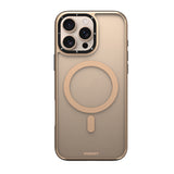 Apple iPhone 16 Pro Kılıf M-safe Şarj Özellikli Cam Arka Yüzey TPU Youngkit Gemstone Serisi Kapak