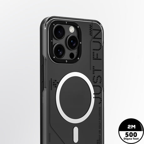 Apple iPhone 16 Pro Kılıf M-safe Şarj Özellikli Çıkarılabilir Arka Yüzeyli Youngkit Mecha Kapak