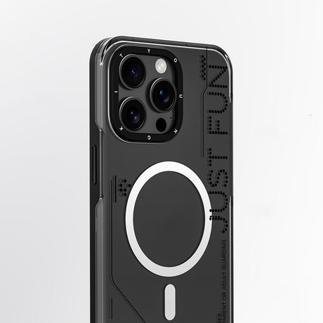 Apple iPhone 16 Pro Kılıf M-safe Şarj Özellikli Çıkarılabilir Arka Yüzeyli Youngkit Mecha Kapak