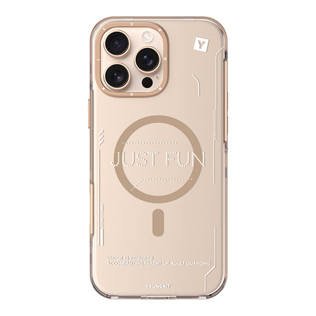 Apple iPhone 16 Pro Kılıf M-safe Şarj Özellikli Çıkarılabilir Arka Yüzeyli Youngkit Mecha Kapak