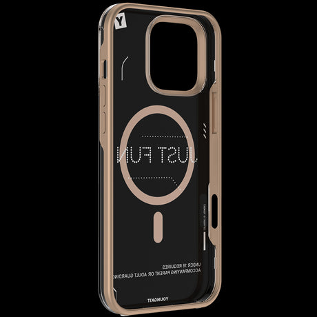 Apple iPhone 16 Pro Kılıf M-safe Şarj Özellikli Çıkarılabilir Arka Yüzeyli Youngkit Mecha Kapak