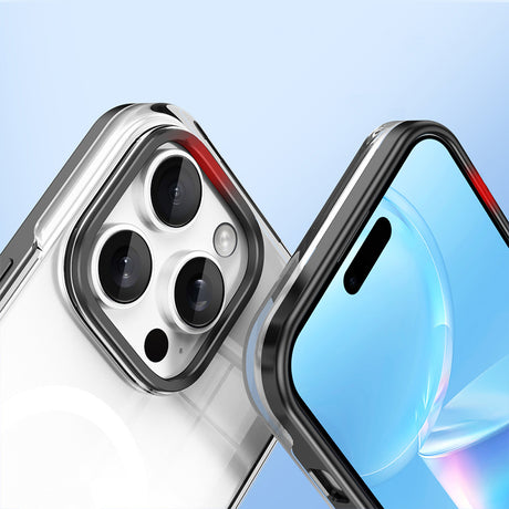 Apple iPhone 16 Pro Kılıf M-safe Şarj Özellikli Çıkarılabilir Arka Yüzeyli Zore Polar Kapak