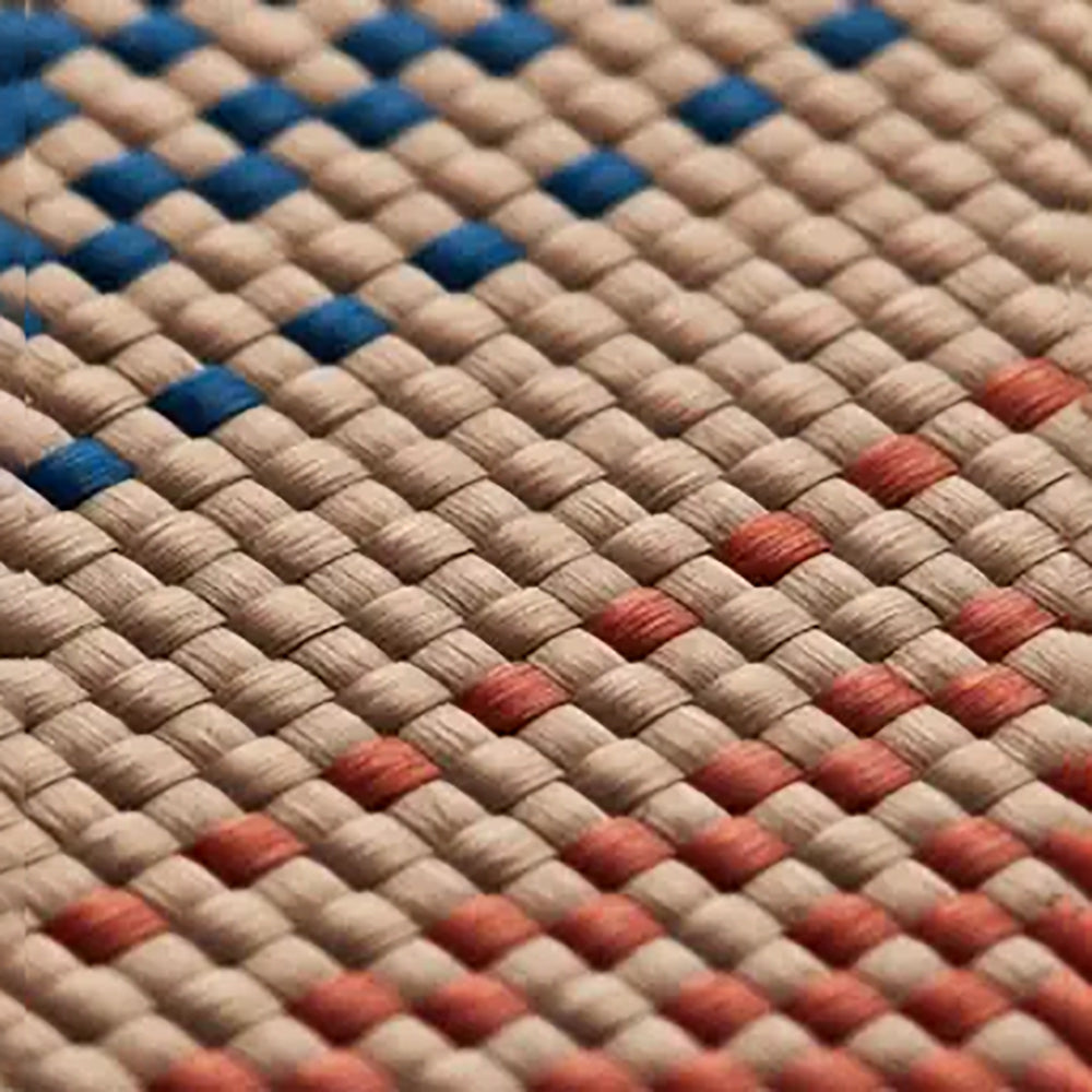 Apple iPhone 16 Pro Kılıf M-safe Şarj Özellikli Grip 3 Standlı Aramid Fiber Pitaka Tactile Woven Sunset-Moonrise Serisi Sunset Kapak