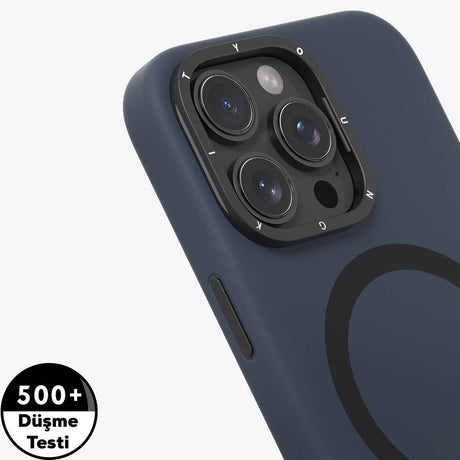 Apple iPhone 16 Pro Kılıf M-safe Şarj Özellikli Kamera Standlı Youngkit Bitty Cream Kapak