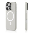 Apple iPhone 16 Pro Kılıf M-safe Şarj Özellikli Kamera Standlı Youngkit Bitty Cream Kapak