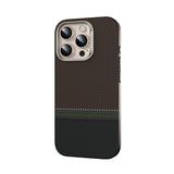 Apple iPhone 16 Pro Kılıf M-safe Şarj Özellikli Karbon Fiber Tasarımlı Benks Prestige ArmorPro Kevlar Kapak