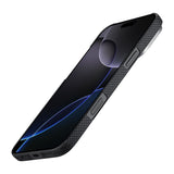 Apple iPhone 16 Pro Kılıf M-safe Şarj Özellikli Lumintex Teknolojili Fosforlu Aramid Fiber Pitaka Tactile Woven Aries Serisi NoProblemo Kapak