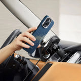 Apple iPhone 16 Pro Kılıf M-safe Şarj Özellikli Lumintex Teknolojili Fosforlu Özellikli Aramid Fiber Pitaka Tactile Woven Starpeak Serisi Milky Way Galaxy Kapak