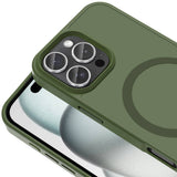 Apple iPhone 16 Pro Kılıf M-safe Şarj Özellikli Mat Arka Yüzey Zore Sio Kapak