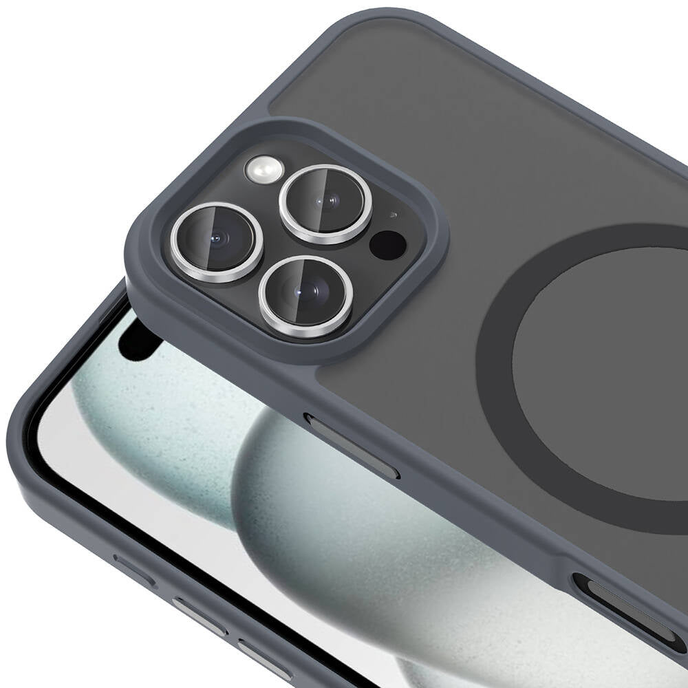 Apple iPhone 16 Pro Kılıf M-safe Şarj Özellikli Mat Arka Yüzey Zore Sio Kapak