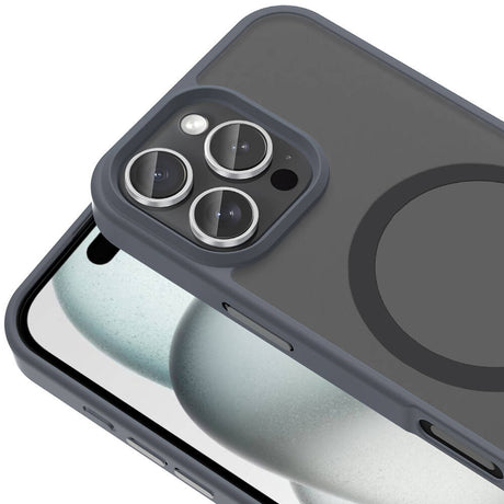 Apple iPhone 16 Pro Kılıf M-safe Şarj Özellikli Mat Arka Yüzey Zore Sio Kapak