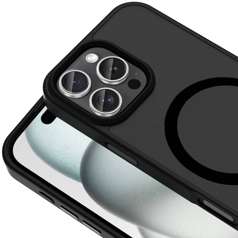 Apple iPhone 16 Pro Kılıf M-safe Şarj Özellikli Mat Arka Yüzey Zore Sio Kapak