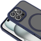 Apple iPhone 16 Pro Kılıf M-safe Şarj Özellikli Mat Arka Yüzey Zore Sio Kapak