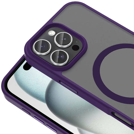 Apple iPhone 16 Pro Kılıf M-safe Şarj Özellikli Mat Arka Yüzey Zore Sio Kapak