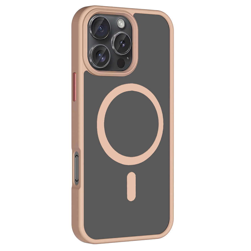 Apple iPhone 16 Pro Kılıf M-safe Şarj Özellikli Mat Arka Yüzey Zore Sio Kapak