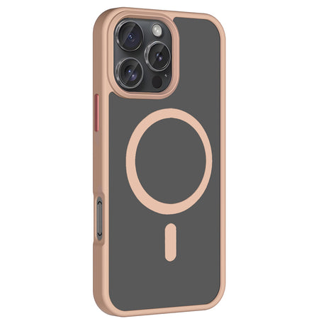 Apple iPhone 16 Pro Kılıf M-safe Şarj Özellikli Mat Arka Yüzey Zore Sio Kapak