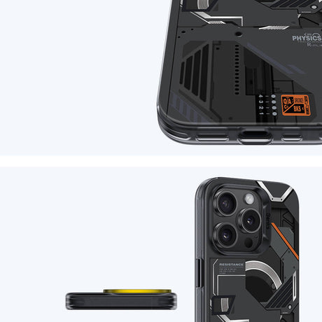 Apple iPhone 16 Pro Kılıf M-safe Şarj Özellikli Mekanik Tasarımlı Benks Perspective Serisi Kapak