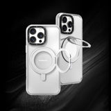 Apple iPhone 16 Pro Kılıf M-safe Şarj Özellikli Parmak Ring Standlı Youngkit Pivot Serisi Kapak