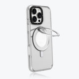Apple iPhone 16 Pro Kılıf M-safe Şarj Özellikli Parmak Ring Standlı Youngkit Pivot Serisi Kapak