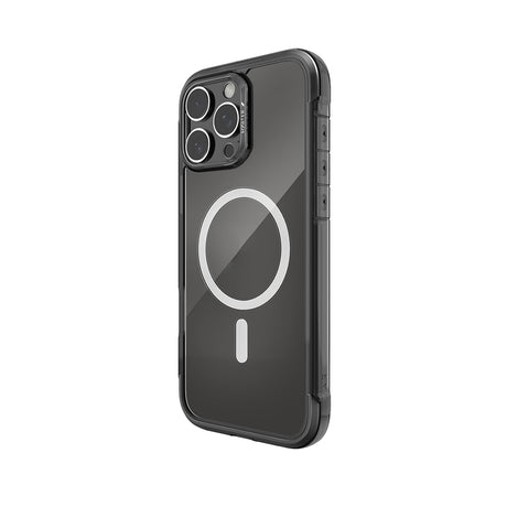 Apple iPhone 16 Pro Kılıf M-safe Şarj Özellikli Raptic Air Serisi Airbag Tasarımlı Metal Köşelikli Şeffaf Kapak