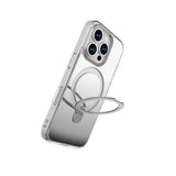 Apple iPhone 16 Pro Kılıf M-safe Şarj Özellikli Raptic Air Stand Serisi Aynalı Arka Yüzey Standlı Kapak