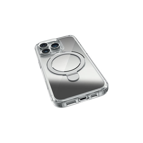 Apple iPhone 16 Pro Kılıf M-safe Şarj Özellikli Raptic Air Stand Serisi Aynalı Arka Yüzey Standlı Kapak