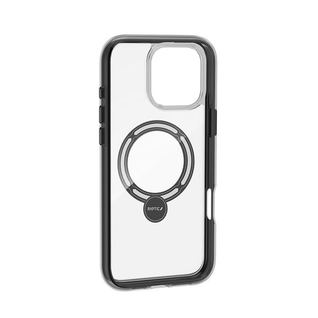 Apple iPhone 16 Pro Kılıf M-safe Şarj Özellikli Raptic AirJoy Serisi 360 Derece Dönebilen Standlı Kapak