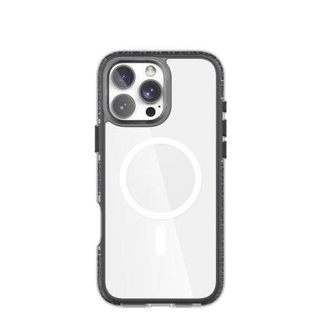 Apple iPhone 16 Pro Kılıf M-safe Şarj Özellikli Raptic AirJoy Serisi Boncuk Tasarımlı Şeffaf Kapak