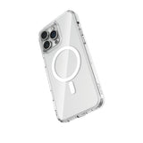 Apple iPhone 16 Pro Kılıf M-safe Şarj Özellikli Raptic Crystal M-safe Serisi Şeffaf Kapak