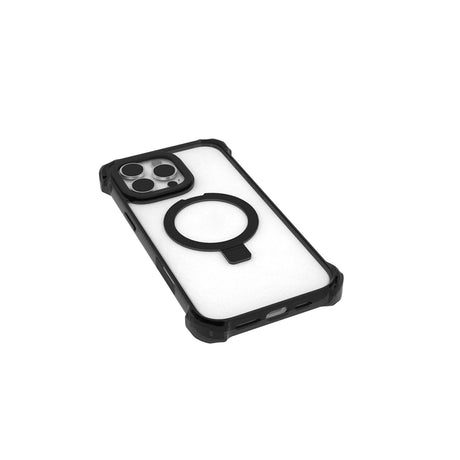 Apple iPhone 16 Pro Kılıf M-safe Şarj Özellikli Raptic Dual Serisi Şeffaf Standlı Kapak